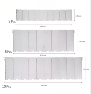 Paravento di Sicurezza in Lega di Alluminio per Caccia all'Aperto, Portatile, Ultra-leggero, Pieghevole, <span class=keywords><strong>a</strong></span> Sgancio Rapido, Durevole, con Sistema <span class=keywords><strong>MOLLE</strong></span> - Product Image 2