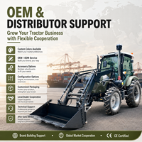 Nouveau modèle de tracteur agricole FULCORE avec embrayage à double action, utilisation polyvalente pour le transport agricole, tracteur agricole