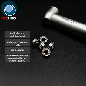 Roulement à billes miniature en céramique SR144WZZ P4 à double blindage, compatible avec les pièces à main dentaires <span class=keywords><strong>Sirona</strong></span> T2 T3 haute vitesse – Pièce de rechange - Product Image 3