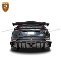 Aileron arrière haut en fibre de carbone sèche style MSY pour Lamborghini Urus