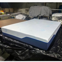 Matelas en mousse à mémoire de forme à ressorts ensachés de taille Queen et King, prix de gros, 12 pouces et 14 pouces, emballage sous vide enroulable