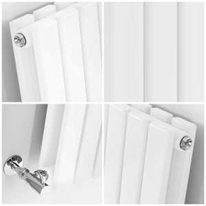 <span class=keywords><strong>Radiateur</strong></span> en acier à rayonnement de chaleur hydronique à double écran plat blanc anthracite d'approvisionnement d'usine avec la meilleure qualité pour la maison - Product Image 3