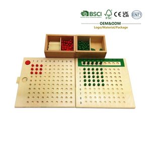 JET OEM Montessori Ausili Didattici Sensoriali in Legno Tavola di Moltiplicazione e Divisione Giocattoli Educativi per Bambini - Product Image 1