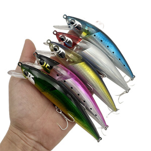 Señuelo Duro ABS Sinking Minnow 12cm 38g con Lentejuelas Internas Flashboost, Optimizado para Pesca de Atún y Cabeza de Serpiente <span class=keywords><strong>en</strong></span> Agua Salada - Product Image 6