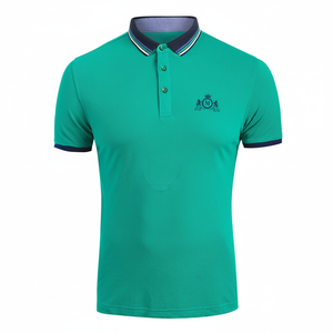 Polo homme de couleur unie pour adulte grande taille polo homme respirant été polos - Product Image 1
