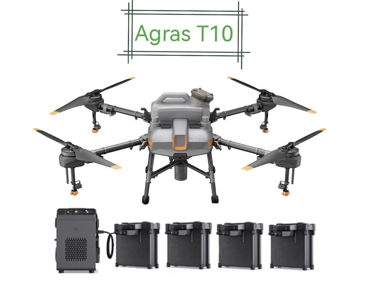 JC Agras T10 10Kg Fertilizer Spreader Drone with Spreading Tank IP67 Waterproof Agriculture Drone Sprayer