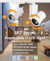 Spot moderne intelligent anti-éblouissement 36W LED moderne intégré coloré à intensité variable sans scintillement