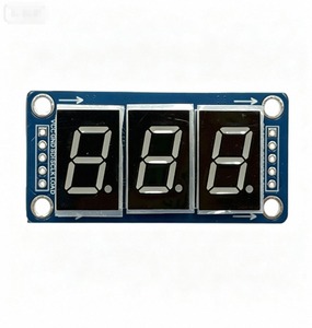 Module d'affichage LED 7 segments à 3 chiffres, circuit numérique à registre à décalage 74HC595, tube numérique rouge, 3.3V 5V, Arduino SPI, minuterie, compteur, tension - Product Image 3