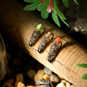 Amo da Pesca a Mosca in Acciaio ad Alto Tenore di Carbonio, Esche Artificiali Dure per Caddis, Jig, Ninfa, Mosche da Pesca Bioniche a Forma di Insetto - Product Image 6