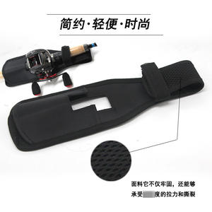 กระเป๋าคาดเอวใส่คันเบ็ด ผ้าอ็อกซ์ฟอร์ดสีดำ 36x10x1.5 ซม. สำหรับตกปลาทะเล ดีไซน์พกพาสะดวกสำหรับทุกเพศ - Product Image 5