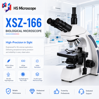 Microscope biologique XSZ-166, système optique infini, objectif semi-plano pour la recherche clinique en laboratoire et l'éducation