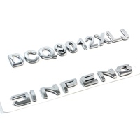 Badge de voiture en ABS chromé personnalisé, logo 3D, luxe, imperméable, autocollants de carrosserie autocollants, emblème de voiture en gros