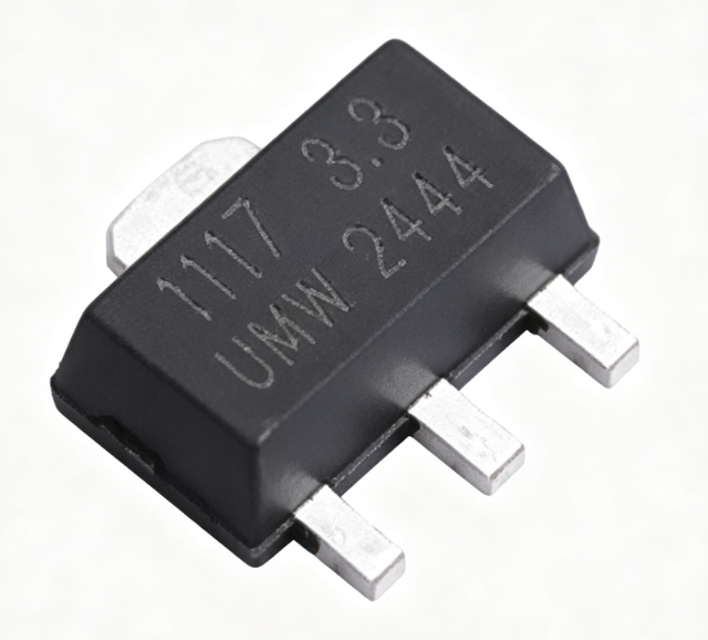 Hot Sale AMS1117-3.3S SOT-223 1A Fixed 3.3V LDO Linear Voltage Regulator Chip, Ample Stock Fast Delivery