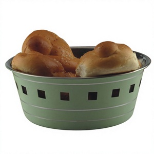 Panier à légumes en fil métallique de comptoir de cuisine, support de Snacks, panier à pain coloré en acier inoxydable, panier à pain - Product Image 1