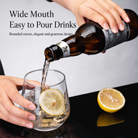 Commerciële glazen tumbler highball beker voor koffie, melk, sap, mojito's, cocktails, koude dranken, restaurant, hotel, groothandel