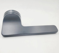 Manija de palanca Circular de buena calidad, manijas de puerta de madera de seguridad Interior, moderna, Europea, Nueva