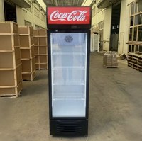Réfrigérateur vertical de supermarché 0~10 °C, équipement de réfrigération pour boissons froides à refroidissement par air