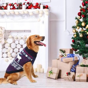 Chandail de Noël tricoté sur mesure par OEM pour chien moche Tenues pour animaux de compagnie Argyle Manteau de Noël par temps froid pour chats chiens - Product Image 5
