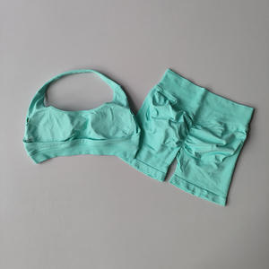 Женские спортивные шорты с завышенной талией - Product Image 2