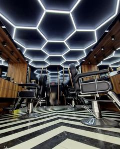 La mejor calidad LED Hexagon Honeycomb Detailing Lamp 6500K Temperatura de color Aluminio portátil para garaje Oficina Hotel Iluminación - Product Image 3