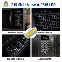 Diode LED SMD 215 à émission latérale 0,06W blanc naturel, dimmable, garantie 2 ans pour affichage numérique – Approvisionnement direct usine