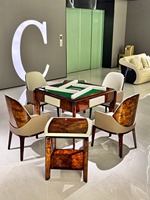 Offre Spéciale : Tuiles de Mahjong Américain en Bois Multi-couches pour Divertissement à Domicile et Jeux de Table Intérieurs