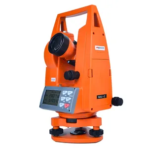 Theodolite N02-C display lcd, theodolite eletrônico à prova d'água alta precisão laser