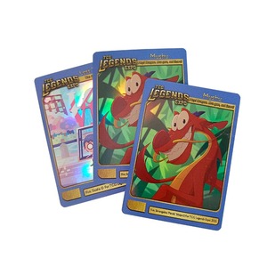 Thẻ giao dịch sưu tập bộ thẻ trò chơi Gói giao dịch cao cấp Bộ sưu tập bó sáng bóng lá giao dịch thẻ với thiết kế cổ điển - Product Image 4