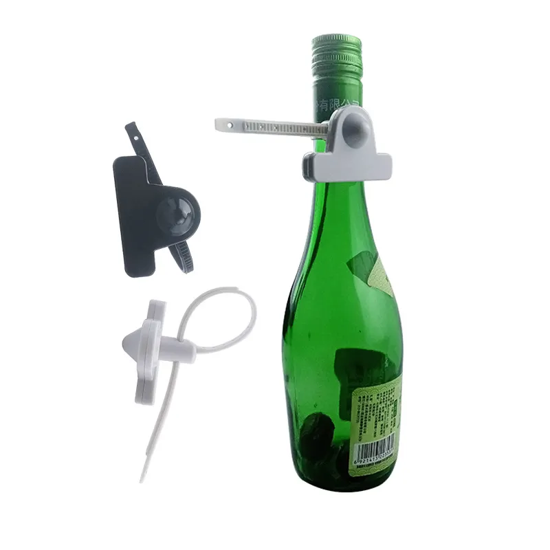 58 кГц AM бутылка вина Противоугонная жесткая бирка с пластиковым шнурком EAS системы пластиковая бирка