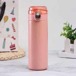 Vaso Térmico de Acero Inoxidable, Diseño Minimalista, Aislamiento Térmico de 12-24 Horas, Botella de Viaje Redonda, Todos los Colores Disponibles - Product Image 4