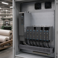 Armoire de commande VFD multi-moteurs GD600A-51-132-4 132KW 380V Triphasé avec système d'alimentation à bus CC commun et variateur de fréquence à contrôle vectoriel