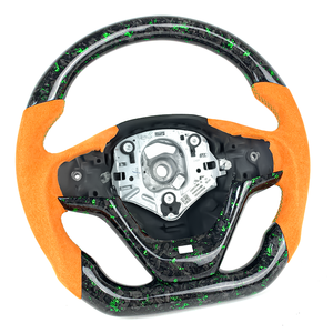 Volante de fibra de carbono forjado personalizado para Interior de coche para <span class=keywords><strong>BMW</strong></span> 320 325 <span class=keywords><strong>330</strong></span> 335 120 F20 F22 F30 F35 F31 M3 - Product Image 3