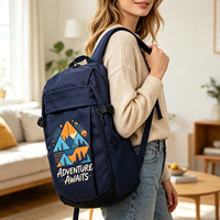 Sac à dos pour ordinateur portable grande capacité avec plusieurs poches organisées, bretelles rembourrées pour l'école, le travail, les voyages, la randonnée