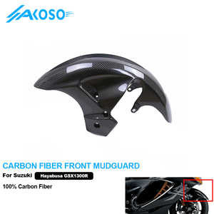 Akoso คาร์บอนไฟเบอร์แห้ง3K อุปกรณ์เสริมมอเตอร์ไซค์บังโคลนหน้าสำหรับ GSX1300R Suzuki Hayabusa Gen3 2022-2025 - Product Image 1