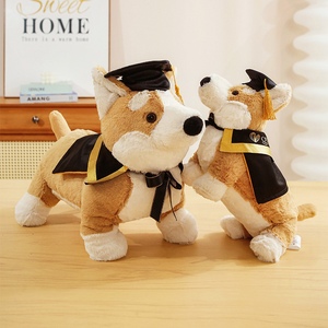 Peluche de Corgi de Graduación en Oferta, Peluche de Perro Imaginativo con Gorro y Envoltura, Súper Suave para Graduados de 2026 - Product Image 5
