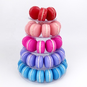 4 5 6 7 8 9 10 Tiers <span class=keywords><strong>Pyramide</strong></span> Macaron Tour Stand Cupcake Support en plastique pour Wedding Party Dessert Display Rack - Product Image 3