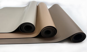 เสื่อโยคะยางพาราธรรมชาติ PU สีน้ำตาลช็อกโกแลต สีน้ำตาลกาแฟ สีนู้ดทราย รูปทรงโค้งรี พร้อมโลโก้สลักเลเซอร์พิมพ์ลายตามสั่ง เกรด A - Product Image 2