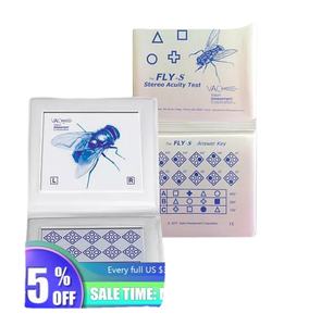 Equipo óptico de Optometría estéreo, prueba de visión Fly (SO001) para la Evaluación de Estereopsis gruesa y detección de profundidad fina - Product Image 1
