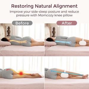 Harga pabrik portabel ergonomis dapat disesuaikan penghilang rasa sakit busa memori bantal lutut untuk tidur - Product Image 2