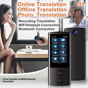 Dispositivo Traduttore Vocale T17 per <span class=keywords><strong>Arabo</strong></span> e Vietnamita, Traduzione Bidirezionale Accurata Offline per Affari con Funzioni di Registrazione - Product Image 5