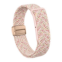Strap jam tangan nilon magnetik Google Fitbit Air, tali jam elastis yang dapat disesuaikan, pita tenun lembut, kustom OEM ODM