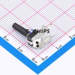 GT-TC102B-H160-L1 Tactile Switch Through hole,6.1x6.1mm Switch Single Pole Single Throw Round Button 2.5N Right Angle Insert - Product Image 2