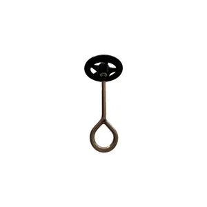 Anneau de traction de nez de vache vétérinaire en acier inoxydable Pince non perçante Porte-nez de bétail animal avec anneau en spirale Instrument chirurgical