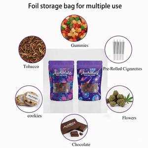 Confezione per Edibili da Dispensario da 14 Grammi, Imballaggio Classico per Varietà di Cannabis, Sacchetti Mylar Personalizzati, Buste Ermetiche con Chiusura a Prova di Bambino - Product Image 6