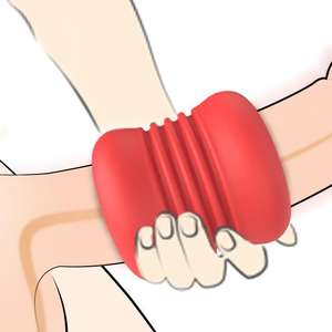 S-HANDE Bestseller in Indien TPE Doppelpass Weißer Männlicher Masturbator Becher Masturbator Spielzeug Penis-Hülle Erotikspielzeug für Männer - Product Image 1