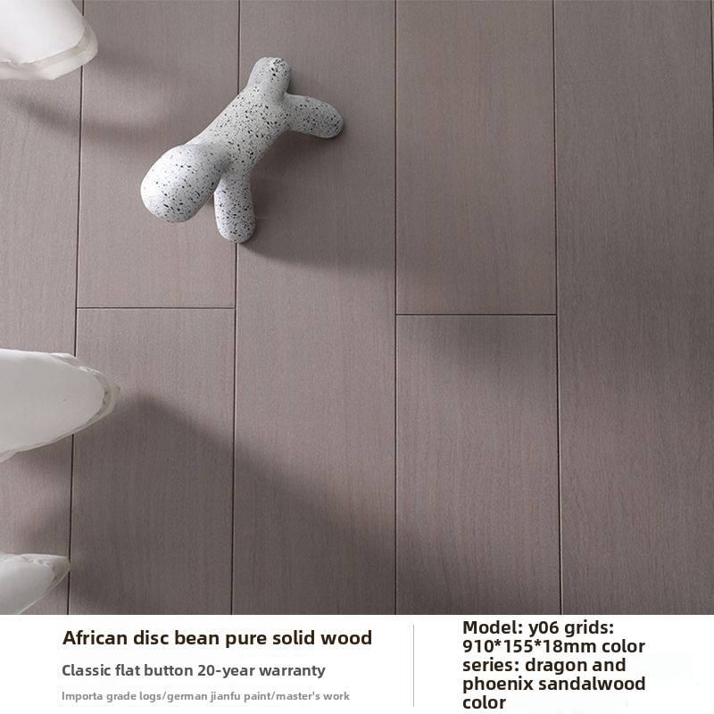 African round bean pure solid wood K01