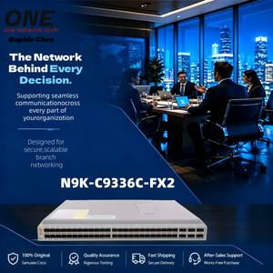 Serie 9300-FX2 N9K-C93240YC-FX2, 48 Puertos de Fibra Óptica de 1/10/25 Gbps y 12 Interruptores SFP28 de 40/100 Gbps en Stock, N9K-C9336C-FX - Product Image 1