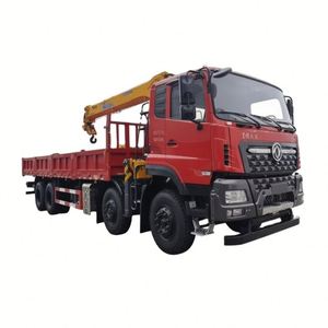Camión Grúa de Carga Integrado Dongfeng 8*4, Sistema de Brazo de Elevación Hidráulico, Grúa Móvil de 14 Toneladas para Ingeniería de Carreteras y Puentes - Product Image 1
