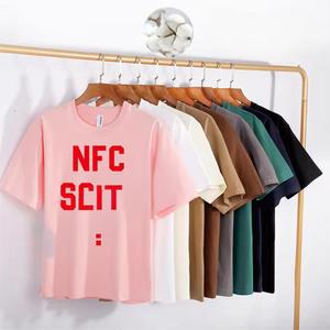 T-shirt da uomo Hell Star in cotone a maniche corte, stile streetwear europeo-americano, con lavaggio effetto invecchiato e distressed, di marca di moda, per il mercato transfrontaliero - Product Image 4