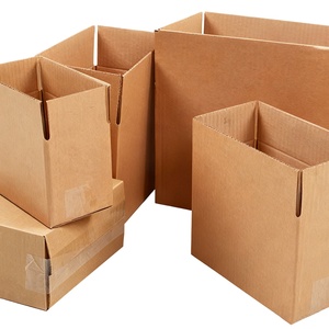 Caja de Cartón Corrugado Rígido Ecológica al por Mayor, Impresión Personalizada con Logotipo y Patrón, Caja de Embalaje Cuadrada de Papel para Envío - Product Image 1